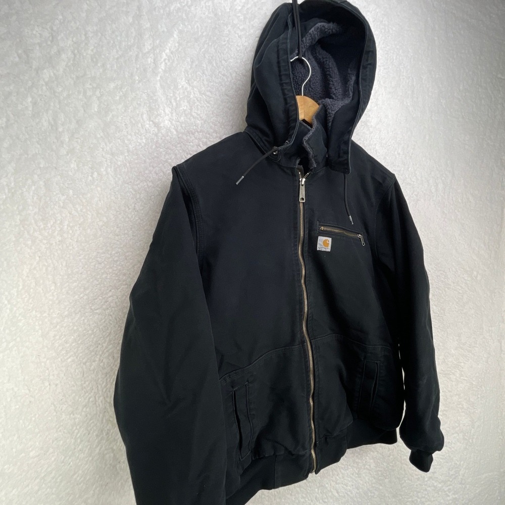 Carhartt Wildwood Jacket Sherpa Lined Womens‎ XL Extra Large 100815-001 Black - Picture 12 of 16